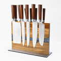 Japanese Magnetic Solid Wood & Resin Knife Holder