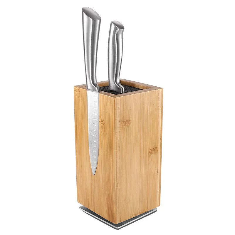 360° Rotating Wooden Magnetic Knife Block product image 3