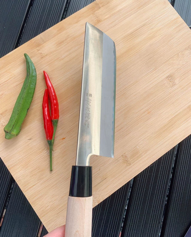 Japanese Usuba Kitchen Knife – Precision Vegetable Knife with Wooden Handle product detail