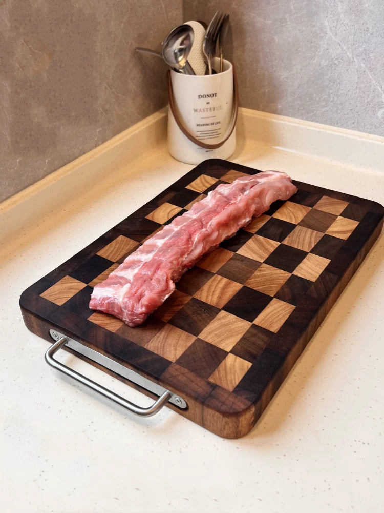 Checkerboard Ebony Wood Cutting Board – Small, Medium & Large product photo 6