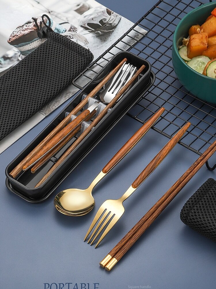 Dem Walnut Wood Portable Chopsticks Set product image