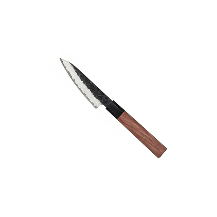 Kurayami 4-Piece Damascus Knife Set - Chef Knife + Bread Knife + Nakiri + Paring Knife product size view