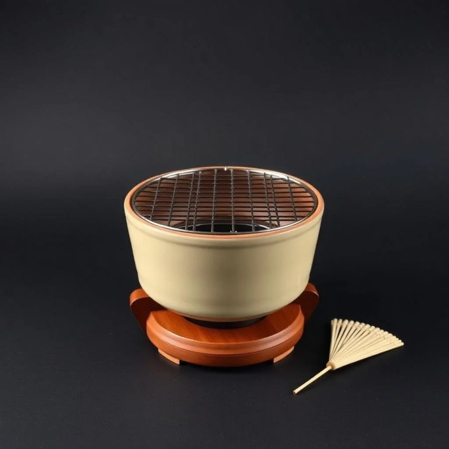 Aiko Compact Barbecue – Steel & Purple Clay product image