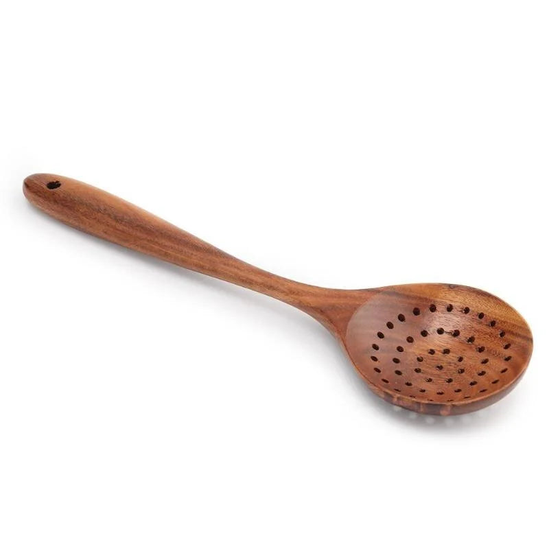 Akihito Wood Strainer Spoon product image