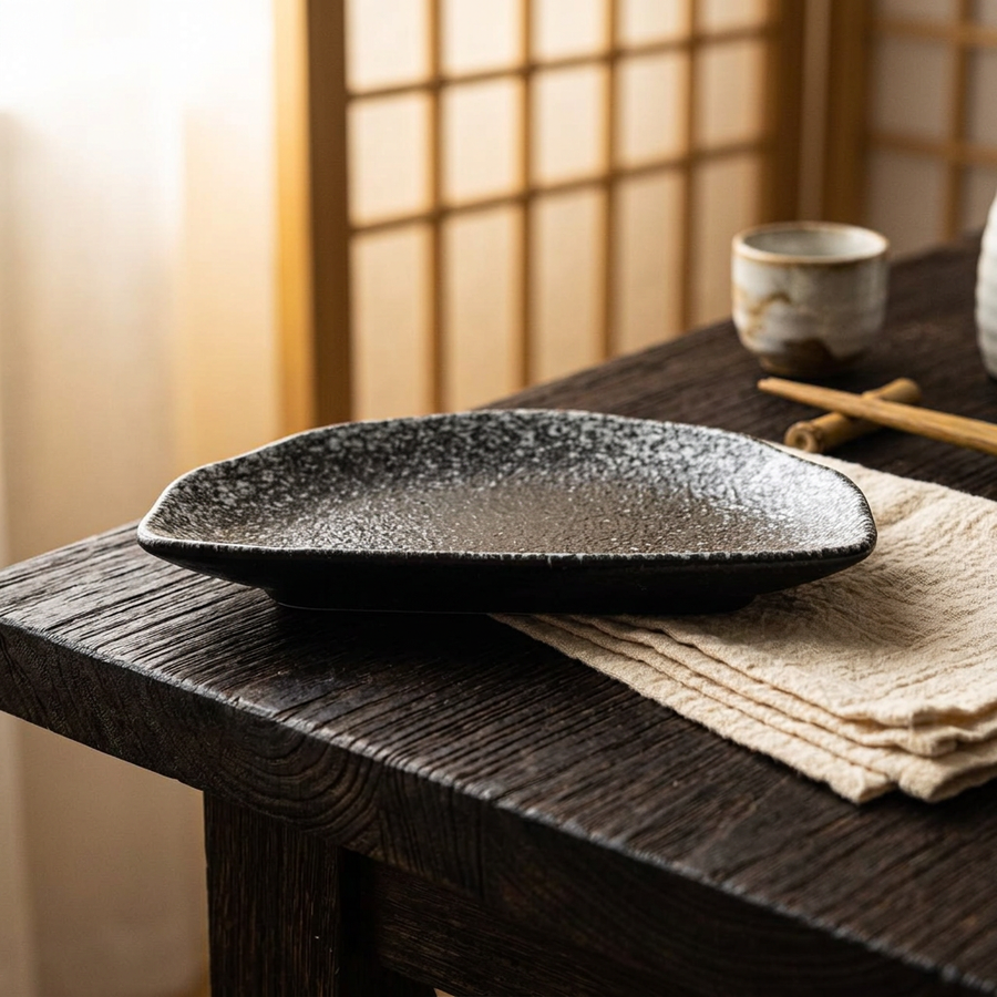 Aiko Pottery and Porcelain Sushi Plate product image