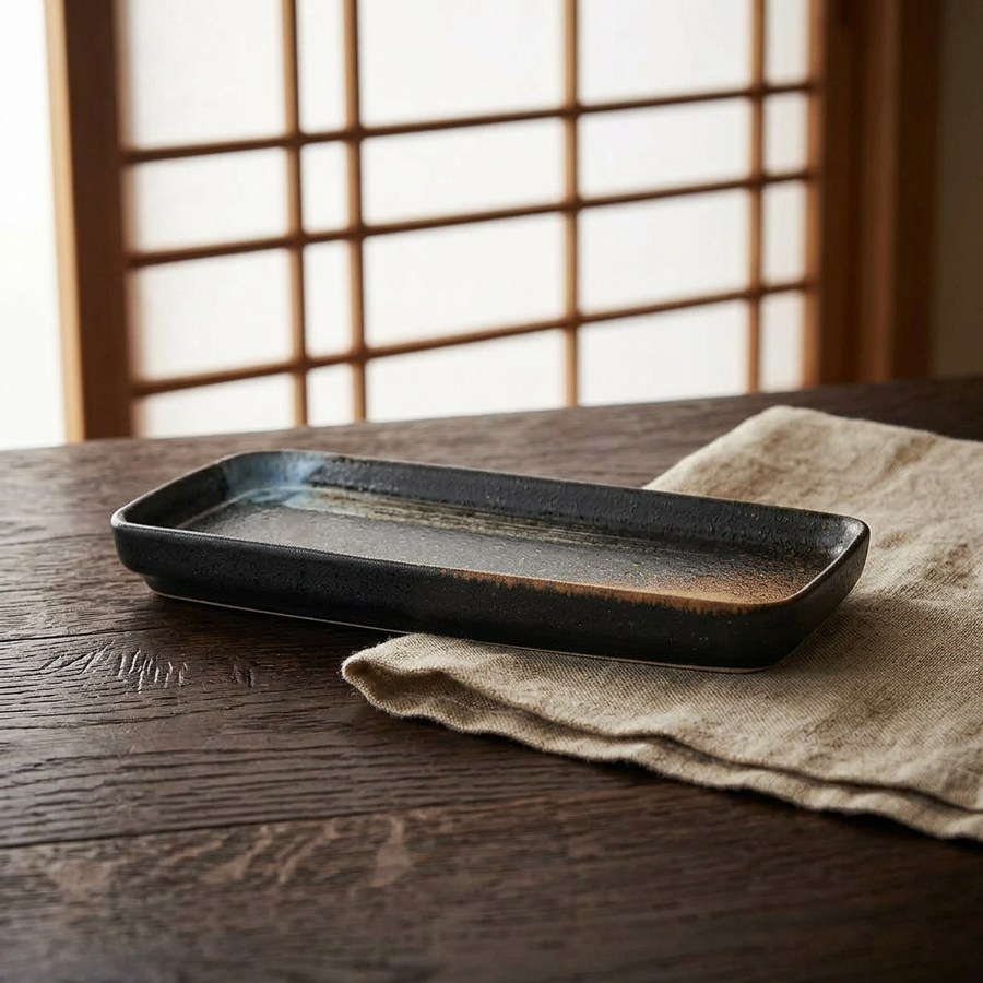 Adachi Porcelain Sushi Plate product image