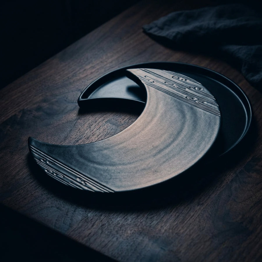 Moon Shape Plate Kaede product image