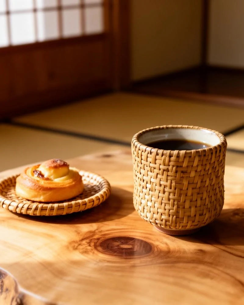 Bamboo Coffee Set lifestyle photo