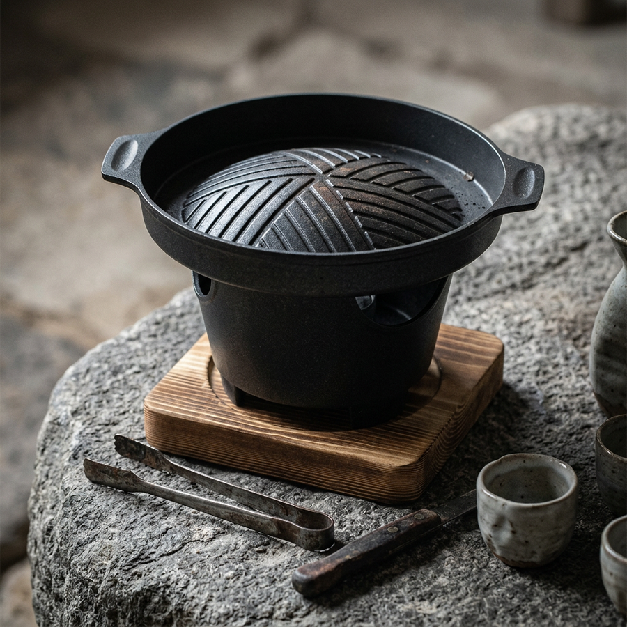 Akagi Barbecue – Aluminum with Wooden Base product image