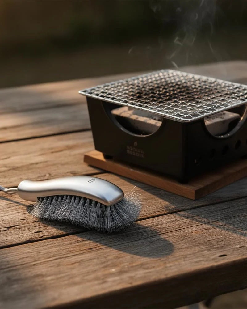 Nasu BBQ Brush – Stainless Steel & ABS lifestyle photo