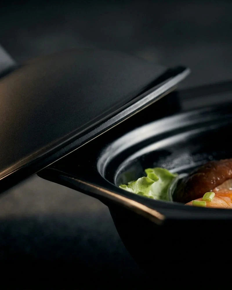 Aichi Bowl with Lid – Melamine detail photo