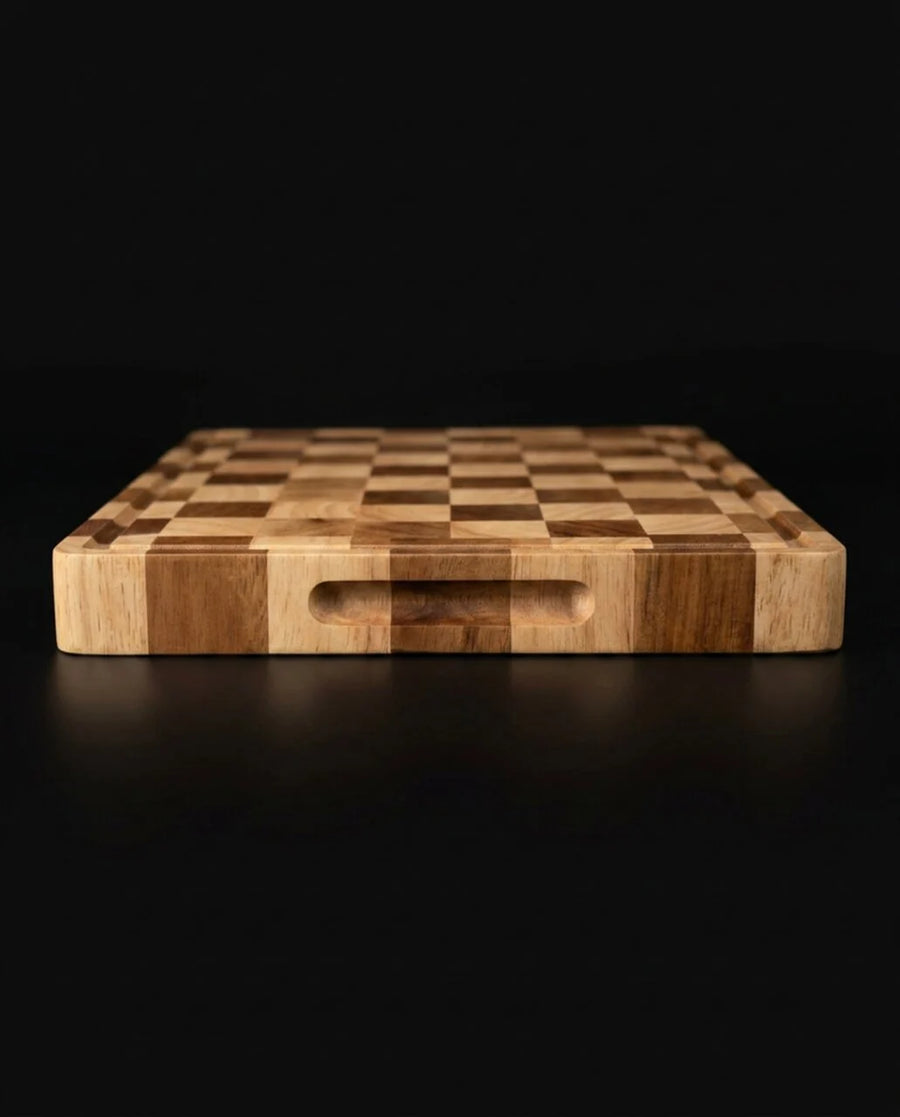 Chess Cutting Board Acacia Wood — 40 × 30 × 4.5 cm product image