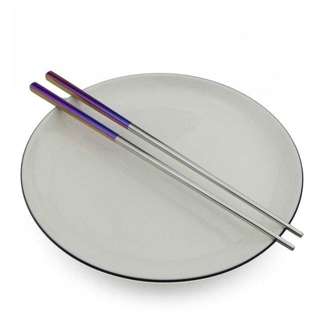 Hachiro Stainless Steel Chopsticks product photo