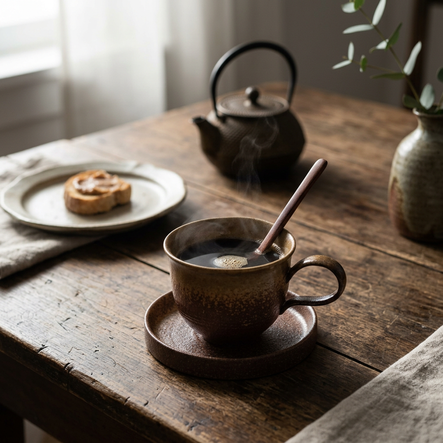 Akaishi Coffee Set lifestyle photo