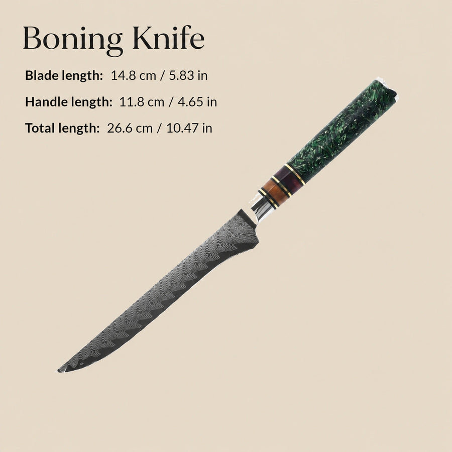 Damascus Pattern Kitchen Knife Collection – Individual Knives product photo 8