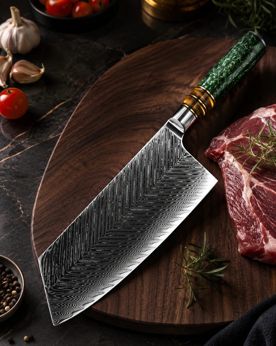 Damascus Pattern Kitchen Knife Collection – Individual Knives product photo 6