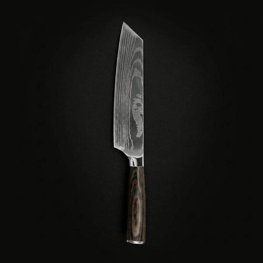 Damascus Print Kiritsuke Knife 20 cm product image