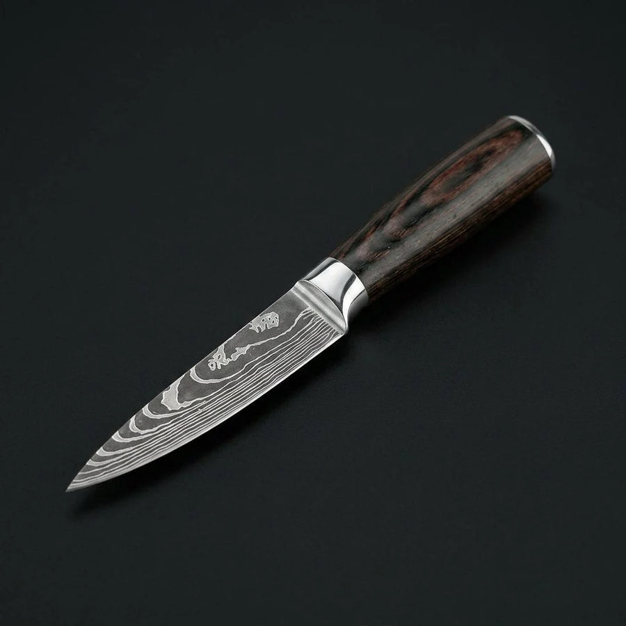 Damascus Print Paring Knife 9 cm product image
