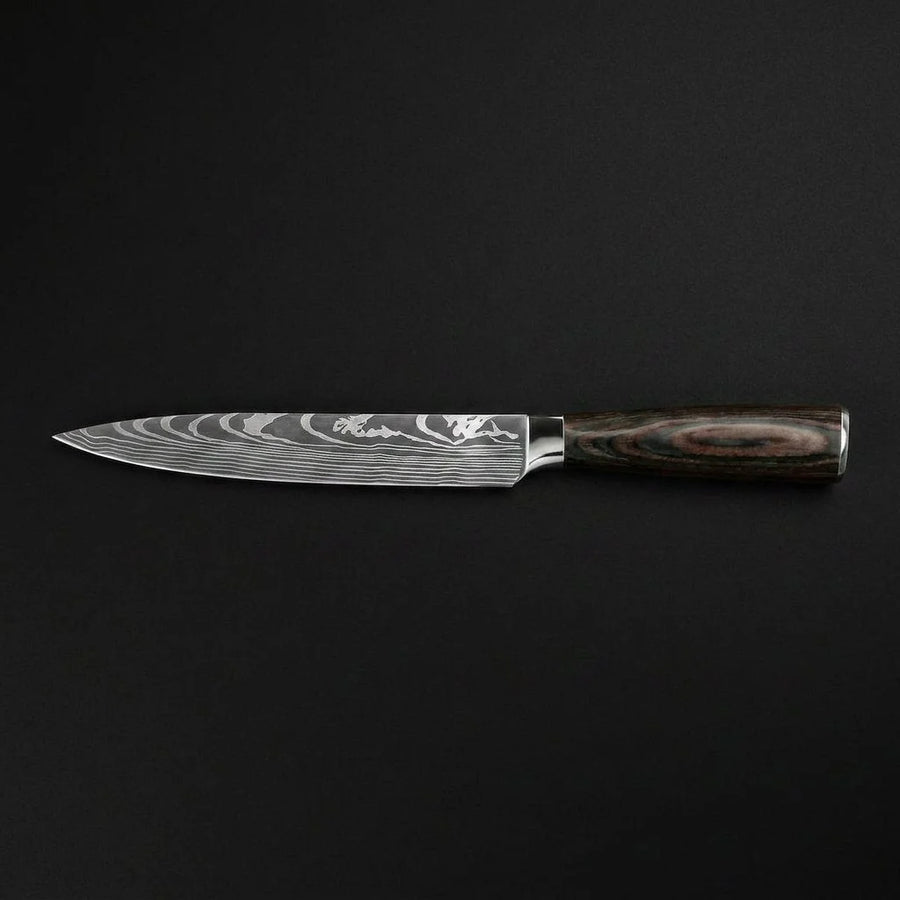 Damascus Print Slicing Knife 20 cm product image