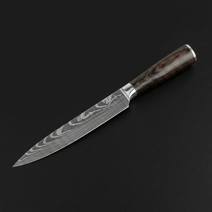 Damascus Print Slicing Knife 20 cm product image