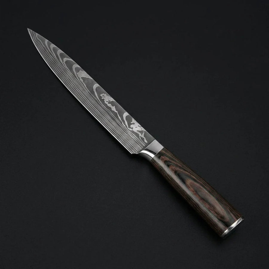 Damascus Print Slicing Knife 20 cm product image