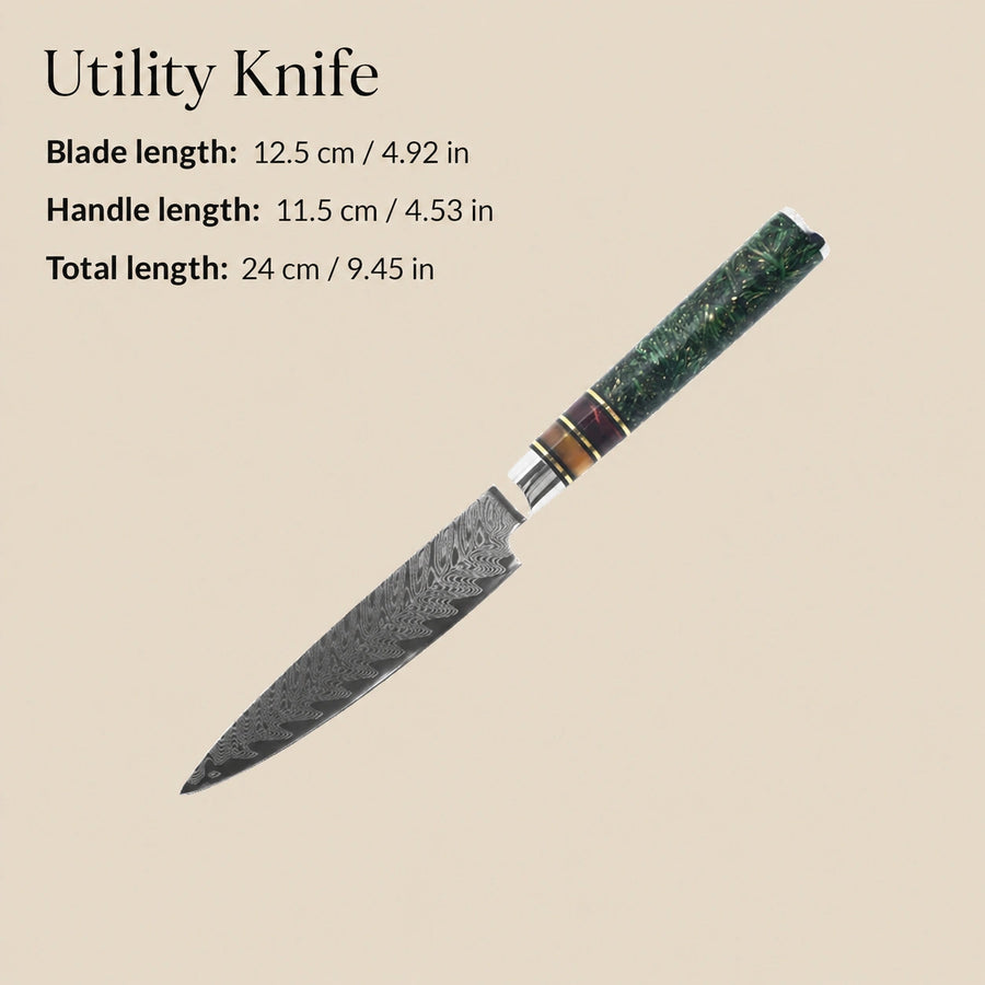 Damascus Pattern Kitchen Knife Collection – Individual Knives product photo 11