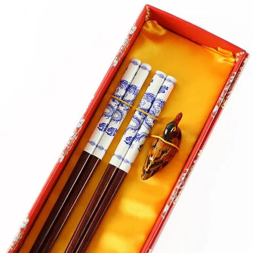 Ehime Portable Stainless Steel Chopsticks Set