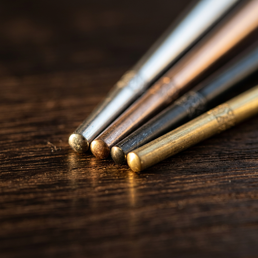 Metal Chopsticks Shirasawanum (Pair of 4 Colors) detail photo