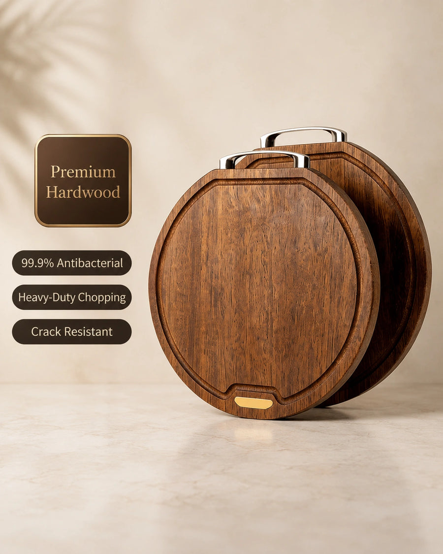 Round Blackwood Cutting Board – Medium & Large product photo 3