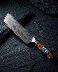 Eclipse Series Damascus Nakiri Knife 18cm