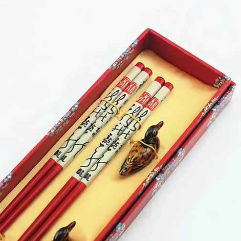 Ehime Portable Stainless Steel Chopsticks Set
