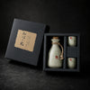 Floral Sake Pot + 2 Cups Gift Set