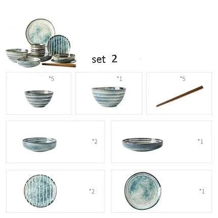 Fukutoshin Dineware, Set of 4 product image