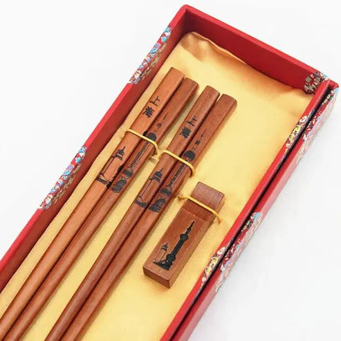 Ehime Portable Stainless Steel Chopsticks Set