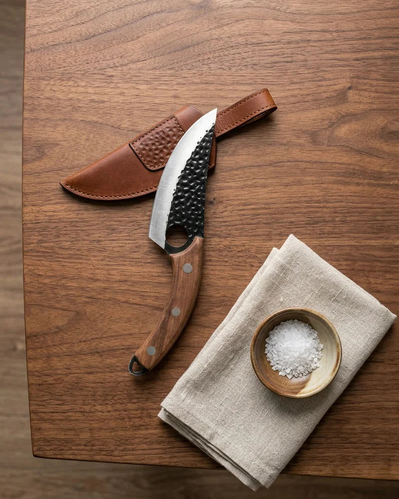 Gladiator Universal Chef Knife with Sheath — Brown product image