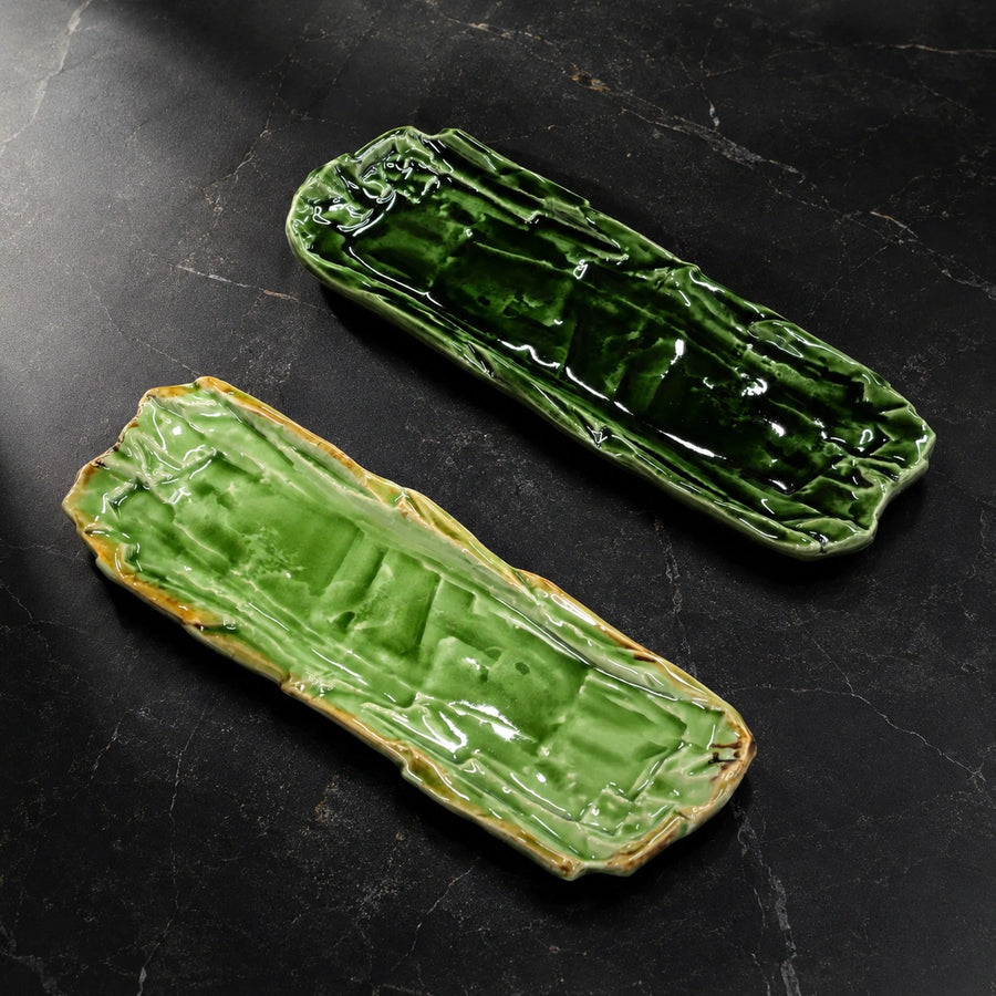 Long Ceramic Sushi Serving Plate