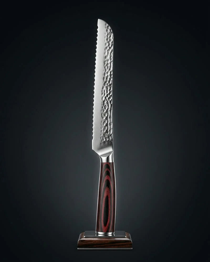 Hammered Stainless Steel Bread Knife 20 cm product image