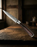 Hammered Stainless Steel Paring Knife 9 cm