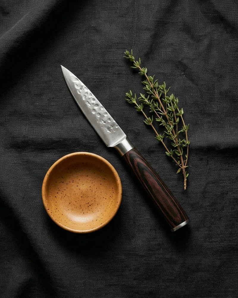 Hammered Stainless Steel Paring Knife 9 cm product image