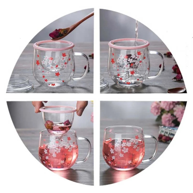 Hanae Transparent Glass Tea Cup product image