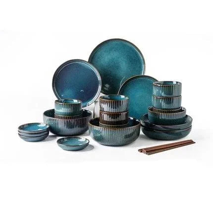Hanzomon Hand-Painted Tableware, Set of 3 product image