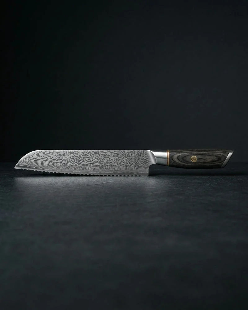 Hikari Damascus Bread Knife 20 cm product photo