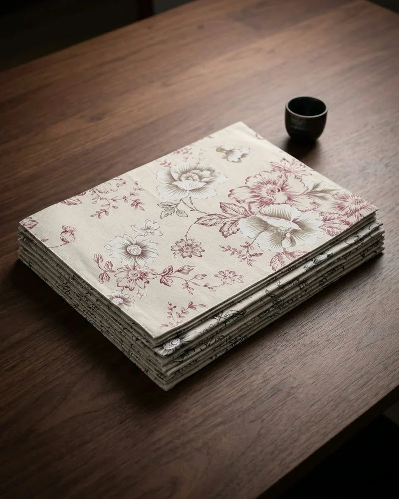 Japanese Aneko Placemats, Set of 2, 12 Designs