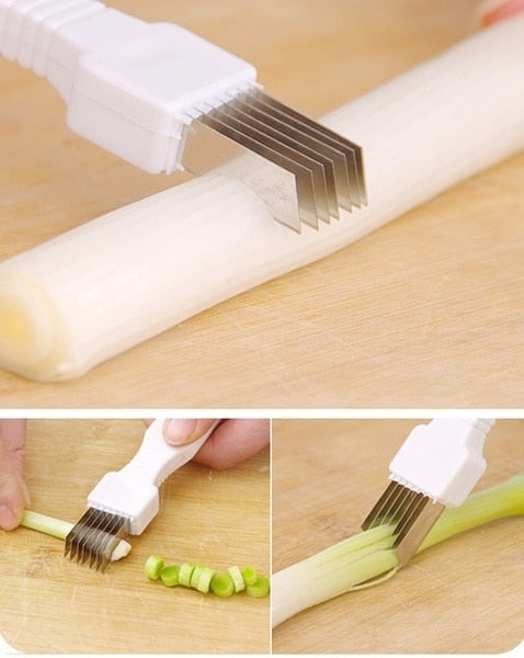 Japanese Asama Stainless Steel Vegetable Cutter - product detail view from Japanese Kitchen Supply
