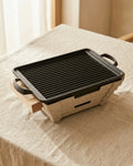 Japanese Ayaka Portable Charcoal Grill – Cast Iron
