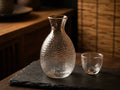 Japanese Azumabashi Glass Sake Bottle, Cup or Warmer/Cooler