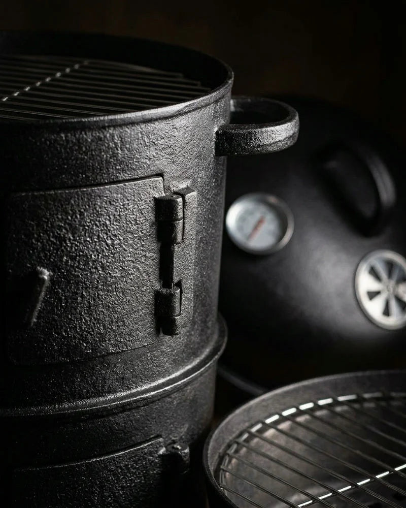 Japanese Bandai Portable Charcoal Grill, Cast Iron Multifunctional Design, alternate view