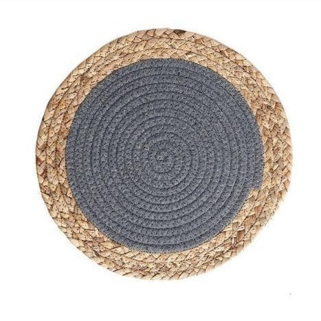 Japanese Chihiro Straw Fabric Placemat - Three Sizes - 2-L from Japanese Kitchen Supply