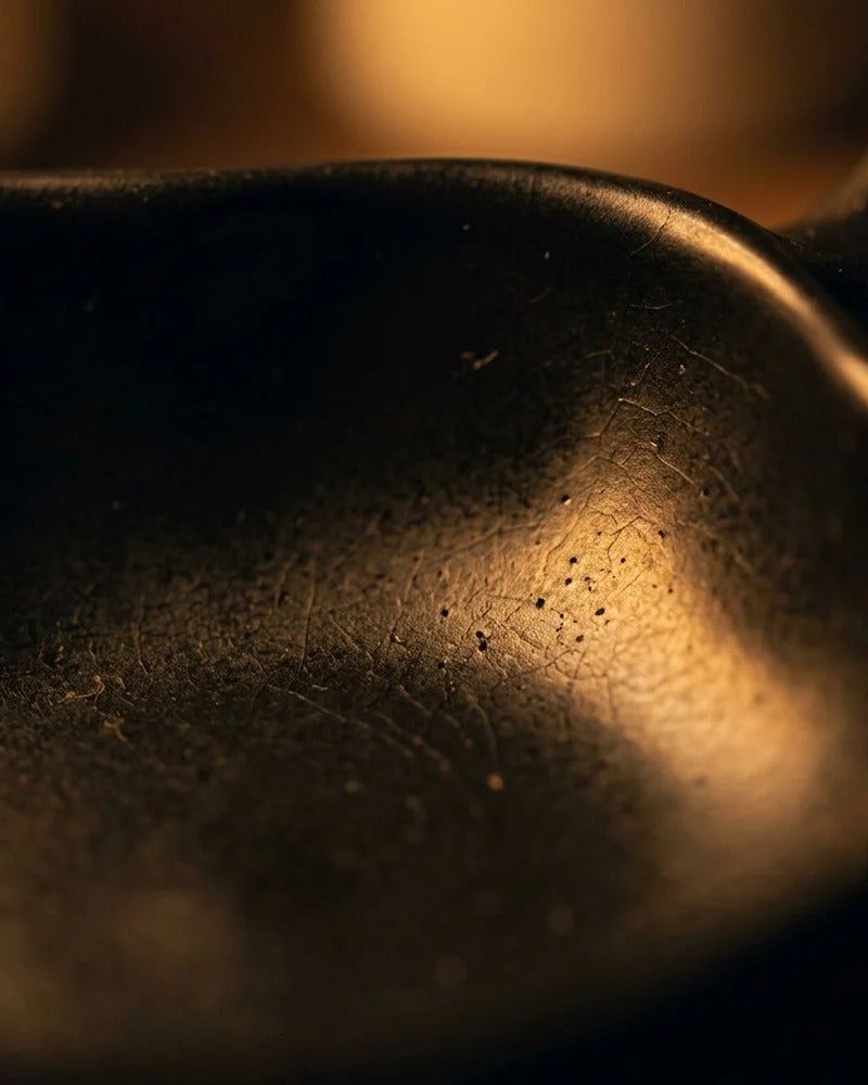 Japanese Hajimemashite Ceramic Sauce Bowl with Chopsticks Holder - close-up detail from Japanese Kitchen Supply