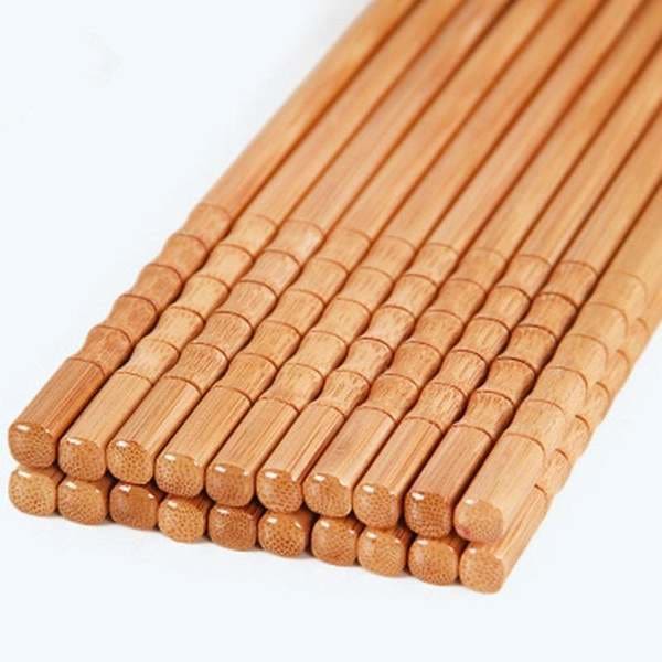Japanese Haruhi Bamboo Chopsticks Set of 5 Chopsticks & Cutlery Set - alternate angle from Japanese Kitchen Supply